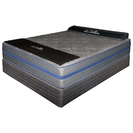 Queen Firm Pocketed Coil Mattress and Foundation